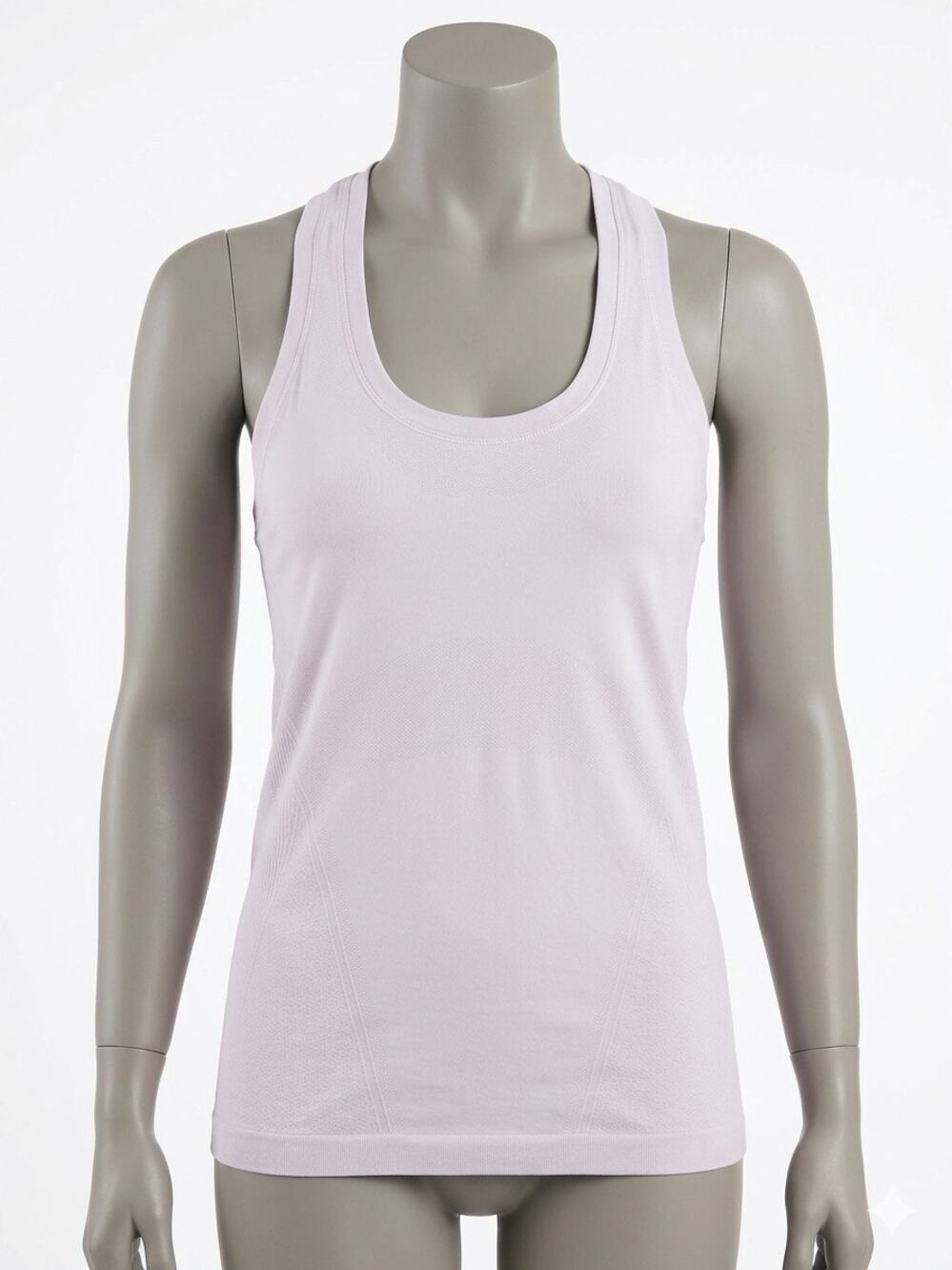 Athleta Momentum Racerback Tank Top Lavender Purple L Seamless Running Training